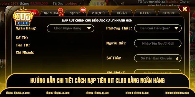 Nạp tiền Hit Club